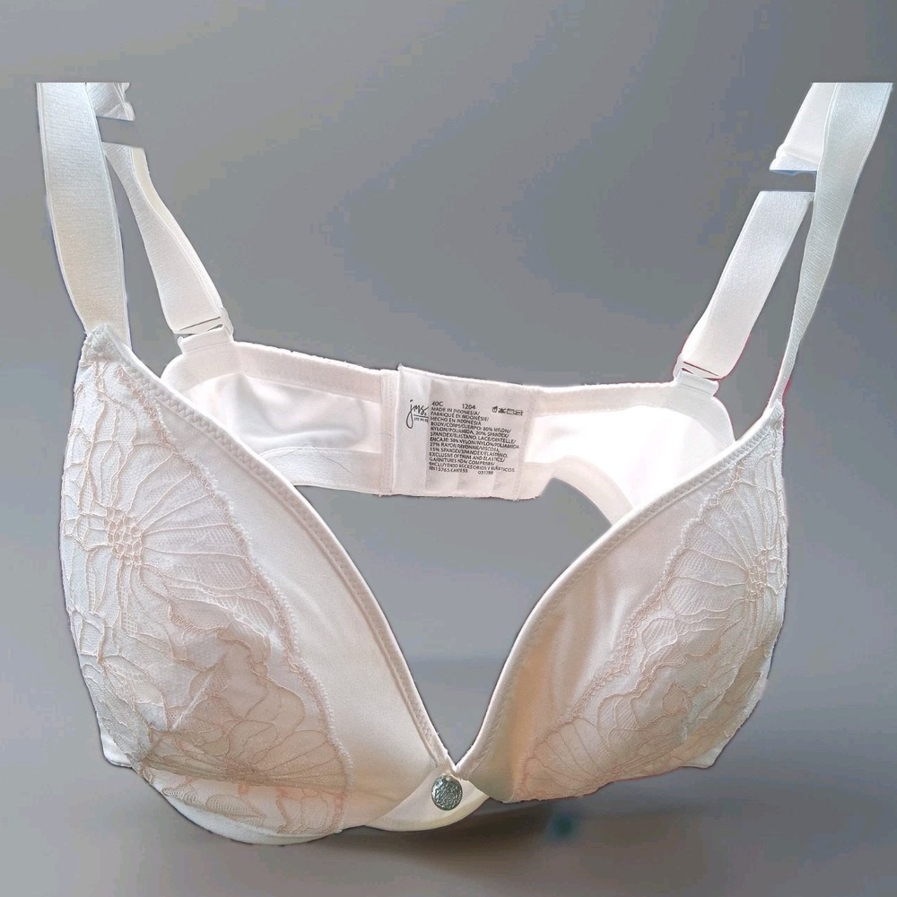 JUST My Size Bra Comfort Shaping Full‎ Figure Bra JMS Sz 40C Floral #15763